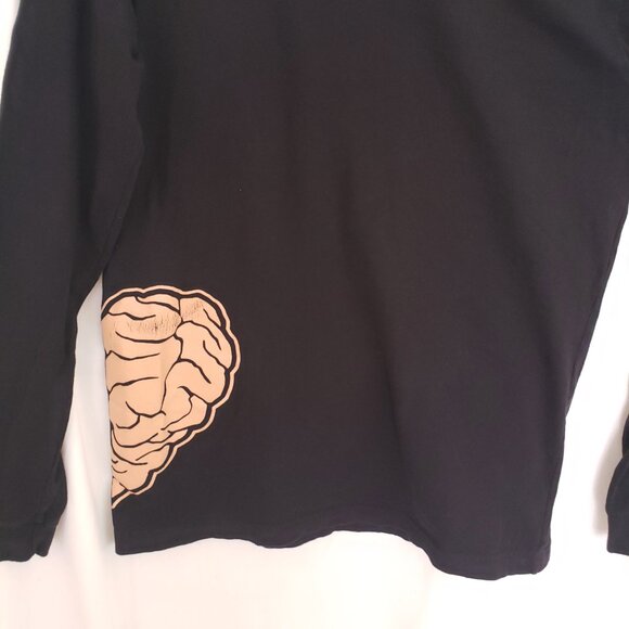 Hope For Harlow Black Be Kind To Your Precious Mind Graphic Handmade USA Size M - Picture 8 of 13